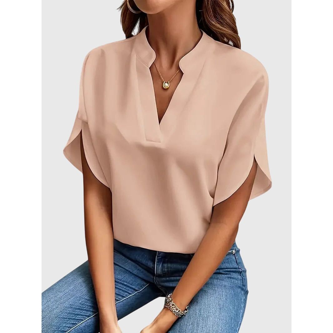 Beatrix | Soft and Elegant V-Neck Shirt