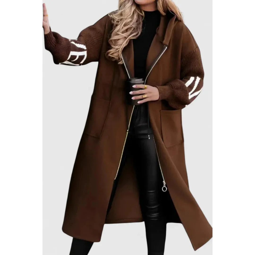 Vaye™ | Elegant Hooded Coat
