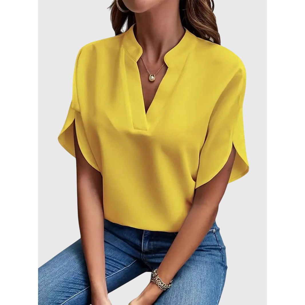 Beatrix | Soft and Elegant V-Neck Shirt